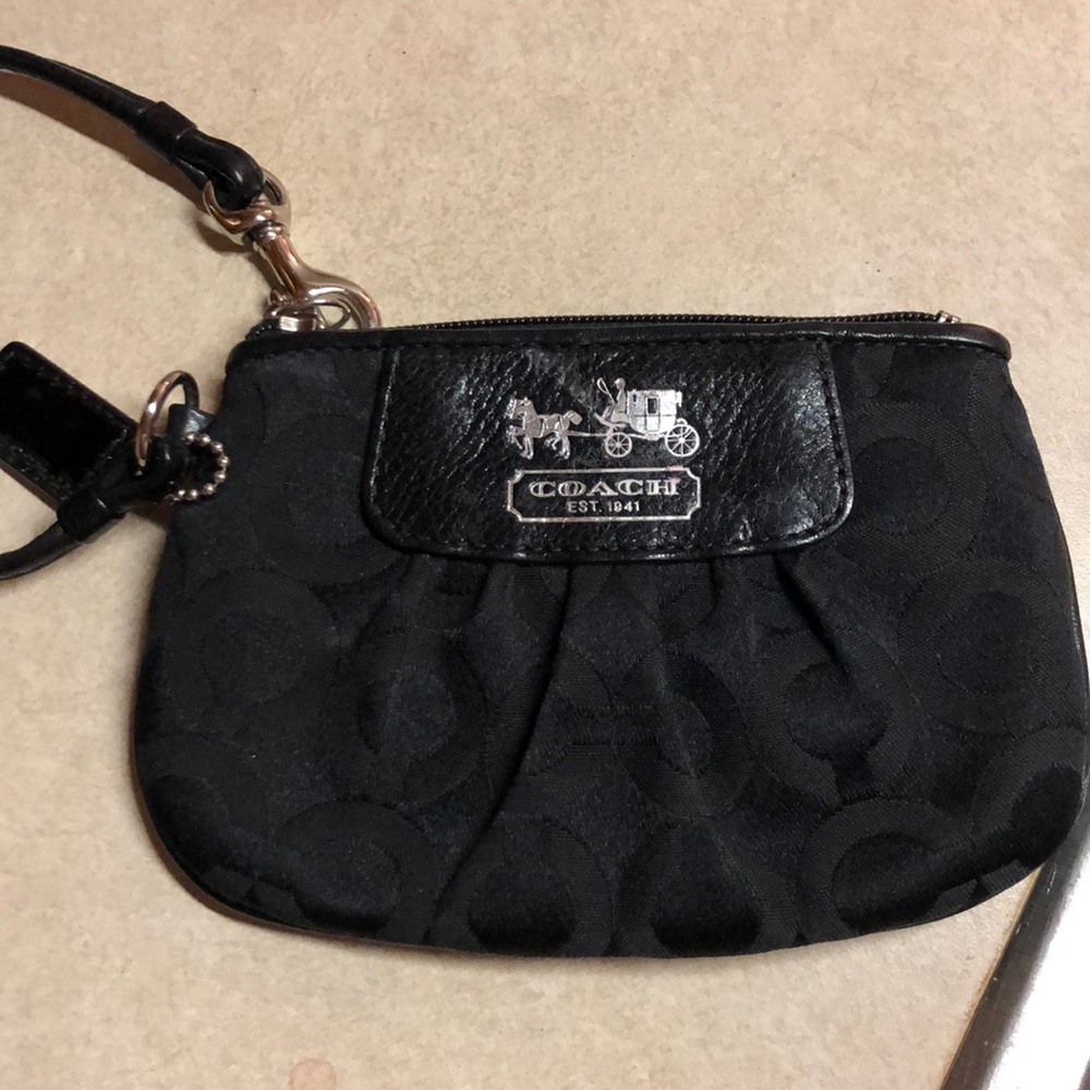BLACK COACH WRISTLET